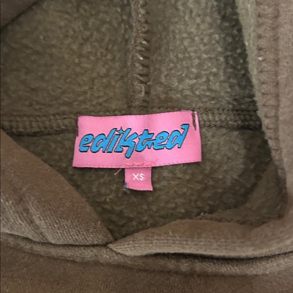 Edikted brown hoodie - Picture 3 of 4